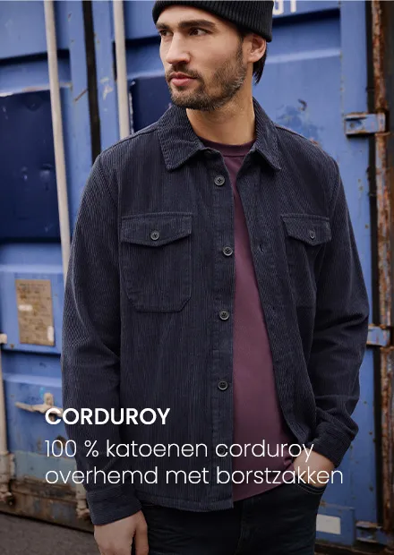 Corduroy overhemd