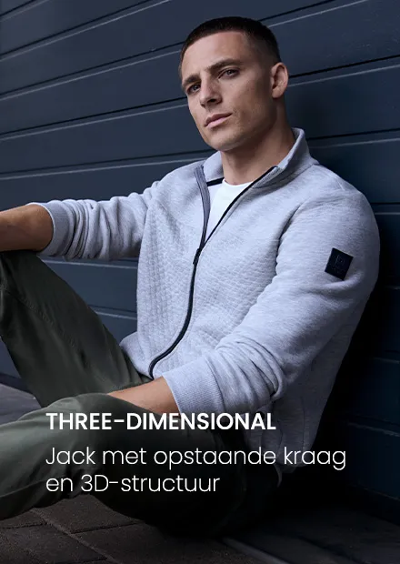 Jas met opstaande kraag