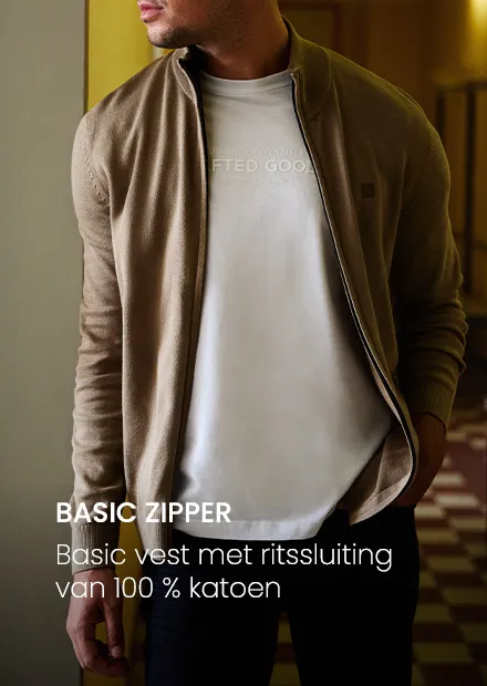 Vest met rits