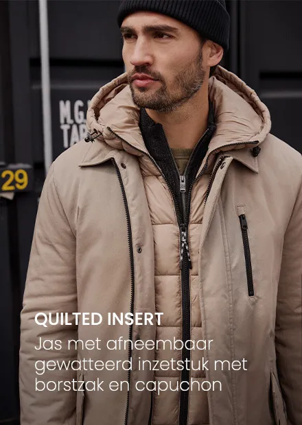 Jas met afneembare capuchon